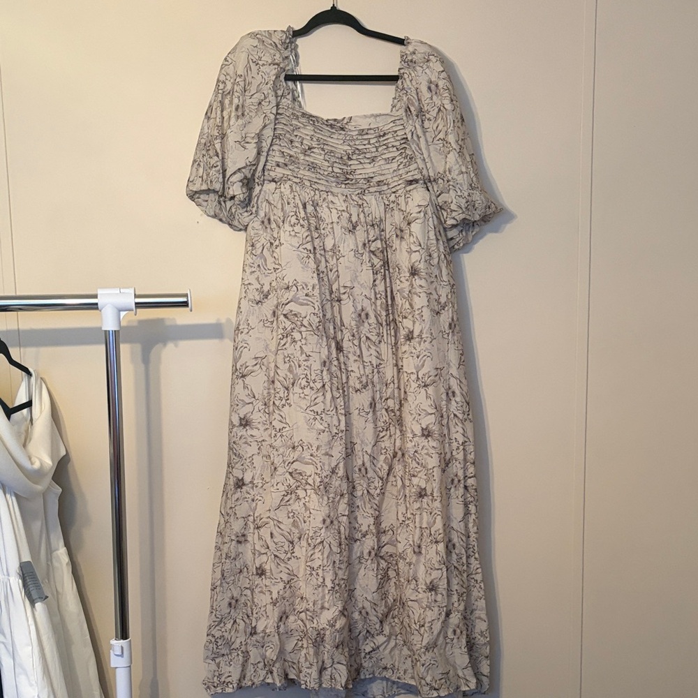 Elegant Floral Print Dress